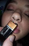 Image result for Nose Ring and 9 Volt Battery