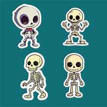 Image result for Skeleton Heads for Halloween Cartoon