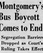 Image result for The Sucess of the Montgomery Bus Boycott