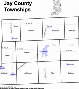 Image result for Jay County Indiana Township Map