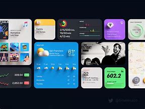 Image result for iOS 14 Widgets Design