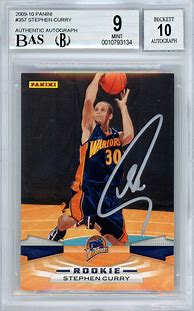 Image result for Stephen Curry Autograph Card
