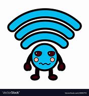 Image result for Wi-Fi Cartoon with Face