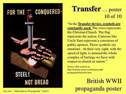 Image result for Transfer Propaganda Examples