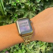 Image result for Gold Apple Watch Band Women