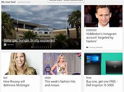 Image result for Microsoft Edge News Homepage