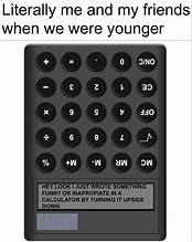 Image result for Calculator Words Meme