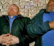 Image result for Laying in Money Meme