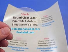 Image result for Glossy Clear Round Labels