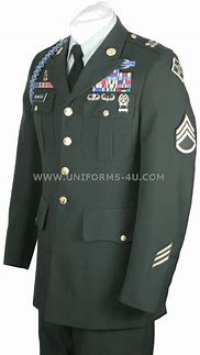 Image result for Army Enlisted Class A Uniform