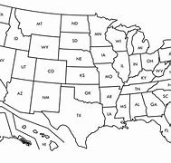 Image result for Us State Map Outline