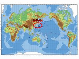 Image result for World Map Where Is Japan