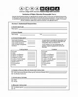 Image result for Demographic Profile Template