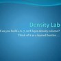 Image result for Density Lab Table