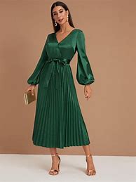 Image result for Shein Green Dress