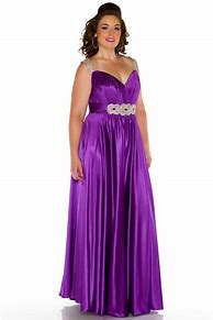 Image result for Purple Prom Dress Plus Size