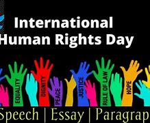 Image result for Human Rights Day Speech