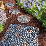 Image result for Outdoor Rubber Walkway Stepping Stones