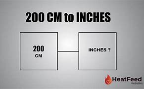 Image result for 200 Cm to Inches