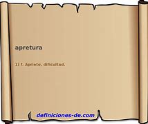 Image result for apretura