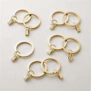 Image result for Jute Curtain Rings with Clips