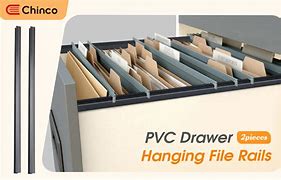 Image result for Plastic Hanging File Rail Clips