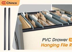 Image result for Plastic or PVC Hanging File Rails