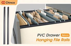 Image result for File Cabinet Hanging Drawer File Guides