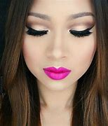 Image result for Hot Pink Lipstick Looks