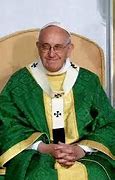 Image result for Pope Francis with a Yellow Flag