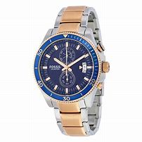 Image result for Fossil Scarlet Two Tone Blue Dial