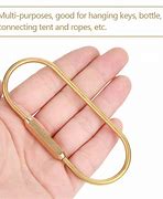 Image result for Carabiner Clip with Screw Lock