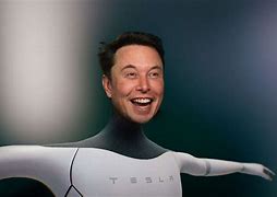 Image result for Elon Musk and Red Head Robot
