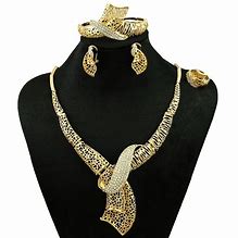 Image result for Dubai Gold Necklace Rose 24K