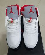 Image result for Fire Red Jordan 5s DHgate