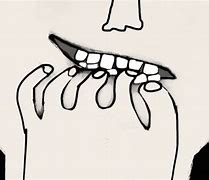 Image result for Biting Fingernails Clip Art