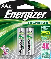 Image result for 2 Pack AAA Rechargeable