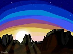 Image result for Arizona Sunset Drawings