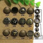 Image result for metal snaps button for clothes