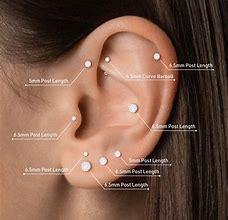 Image result for Earring Measurement