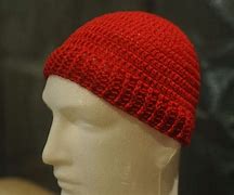 Image result for Free Crochet Pattern Adult Beanie Hat