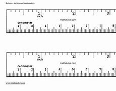 Image result for Standard Ruler Cm to mm