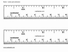 Image result for mm to Inches Ruler Online