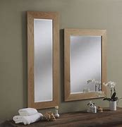 Image result for Wood Rectangular Wall Mirror