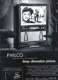 Image result for Philco Black and White TV