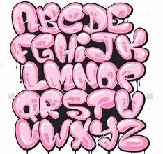 Image result for Hard Graffiti Alphabet Bubble