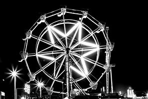 Image result for Ferris Wheel Stand Black and White