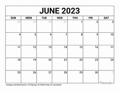 Image result for June Calendar Images