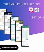 Image result for Thermal Printer Receipt Template Excel