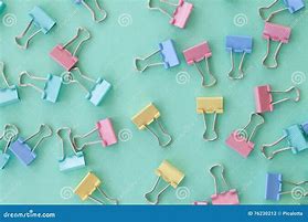 Image result for Pastel Plastic Paper Clips